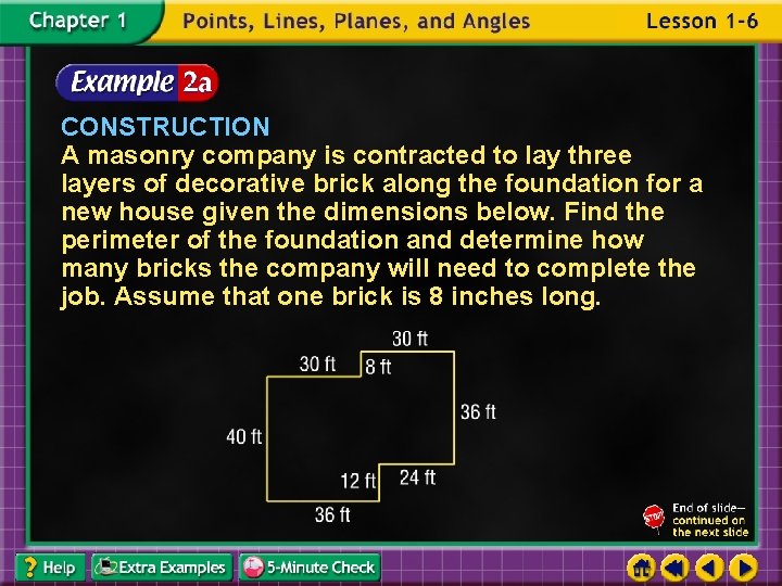 CONSTRUCTION A masonry company is contracted to lay three layers of decorative brick along