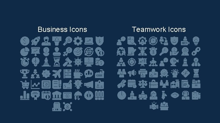 Business Icons Teamwork Icons 