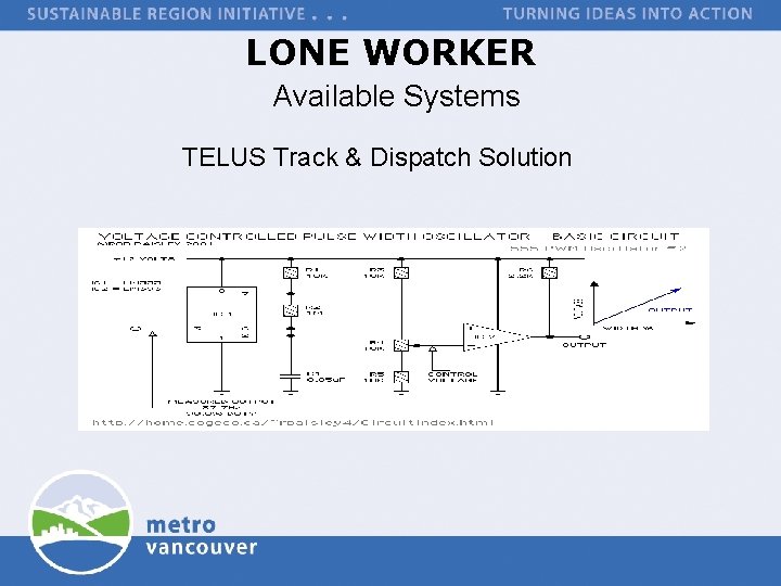 LONE WORKER Available Systems TELUS Track & Dispatch Solution 