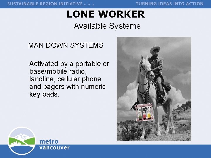 LONE WORKER Available Systems MAN DOWN SYSTEMS Activated by a portable or base/mobile radio,