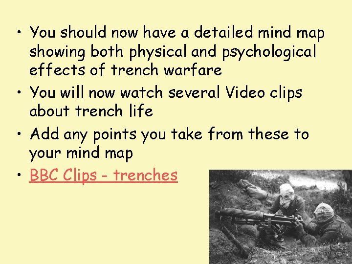  • You should now have a detailed mind map showing both physical and