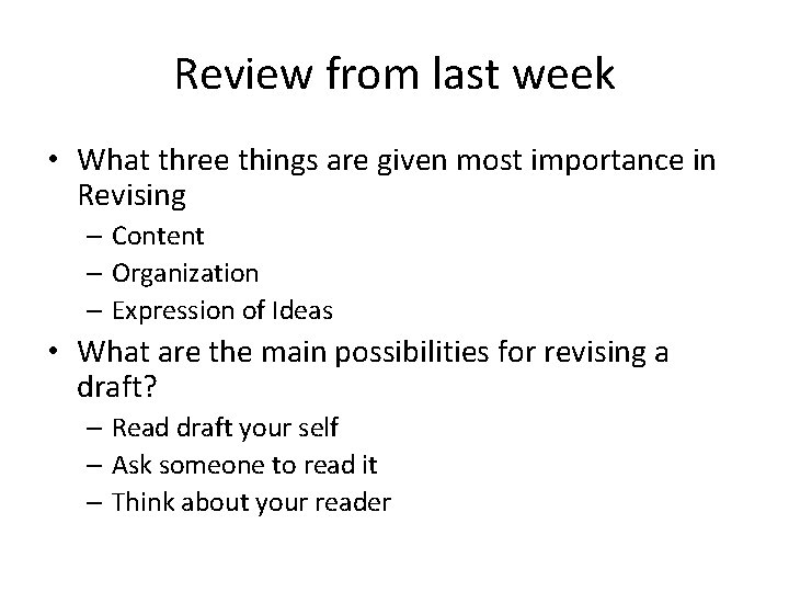Revising Chaps 11 12 Adapted from A troubleshooting