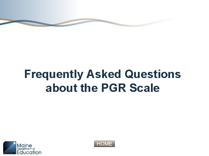 Frequently Asked Questions about the PGR Scale HOME 