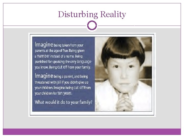 Disturbing Reality Disturbing Reality