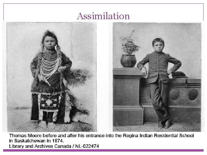 Assimilation Assimilation