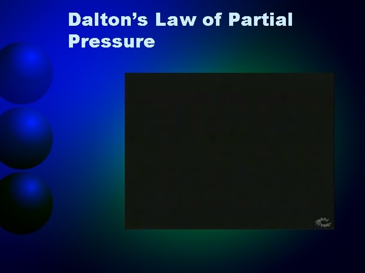 Dalton’s Law of Partial Pressure 