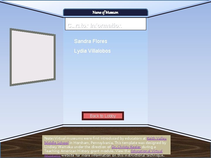 VIRTUAL Name of. MUSEUM Museum OF NATIVE AMERICAN WOMEN Curator Information CREA TION MYTH VIRTUAL Name of. MUSEUM Museum OF NATIVE AMERICAN WOMEN Curator Information CREA TION MYTH