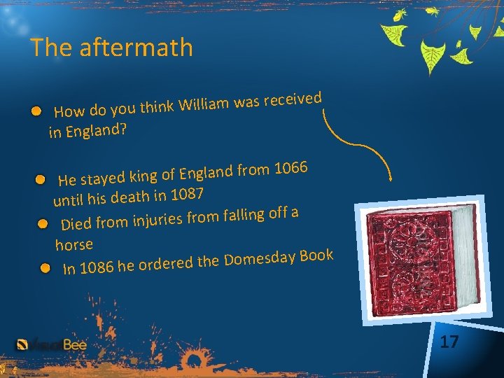 The aftermath ed as receiv w m a li il W k in th