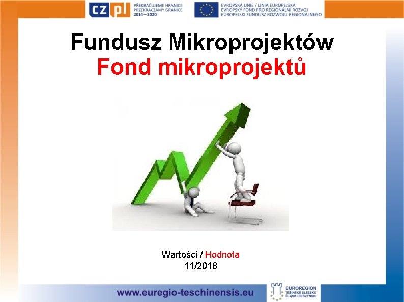 Fundusz Mikroprojektów Fond mikroprojektů Wartości / Hodnota 11/2018 