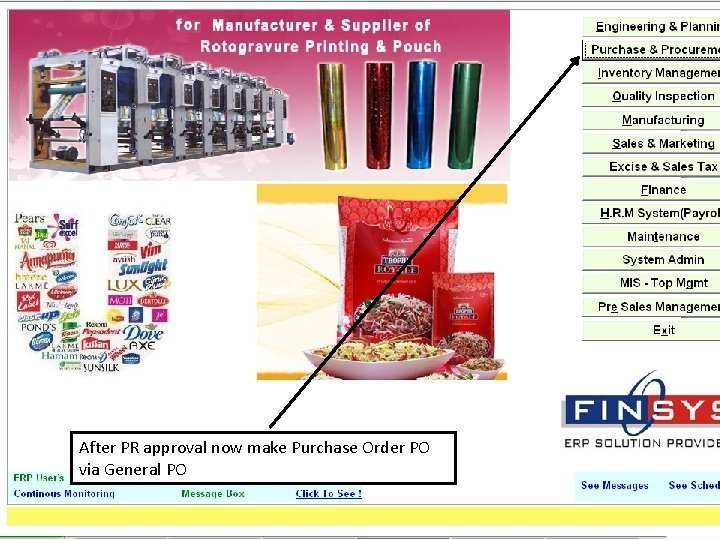 After PR approval now make Purchase Order PO via General PO 