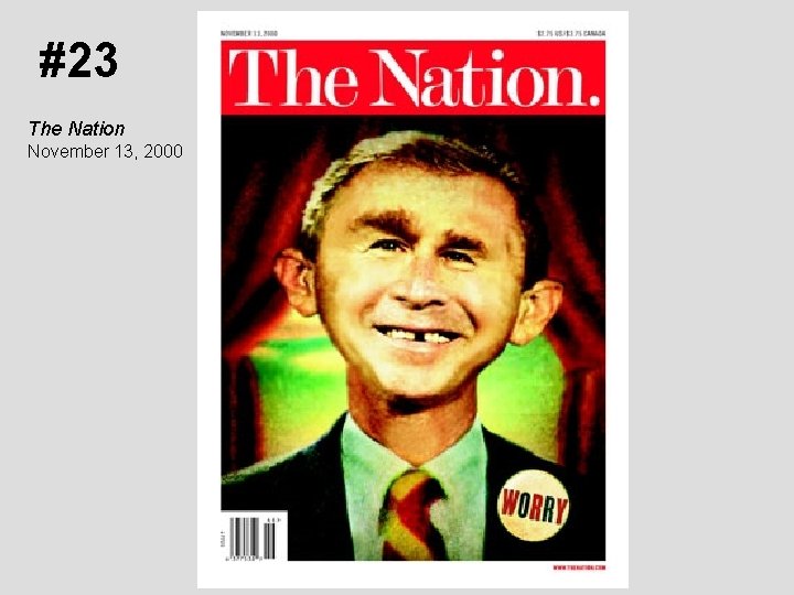 #23 The Nation November 13, 2000 