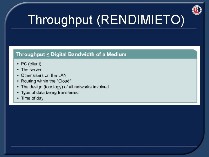 Throughput (RENDIMIETO) 