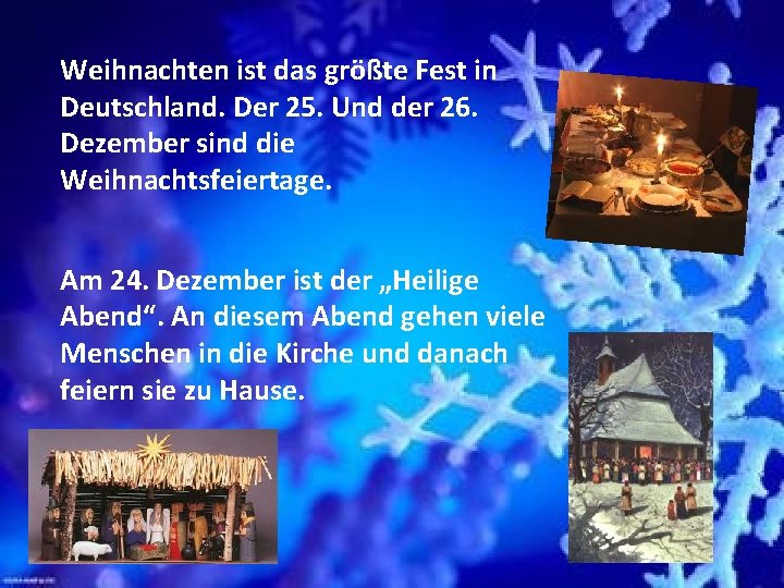 Weihnachten ist das grte Fest in Deutschland Der