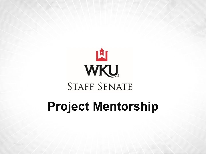 Project Mentorship 