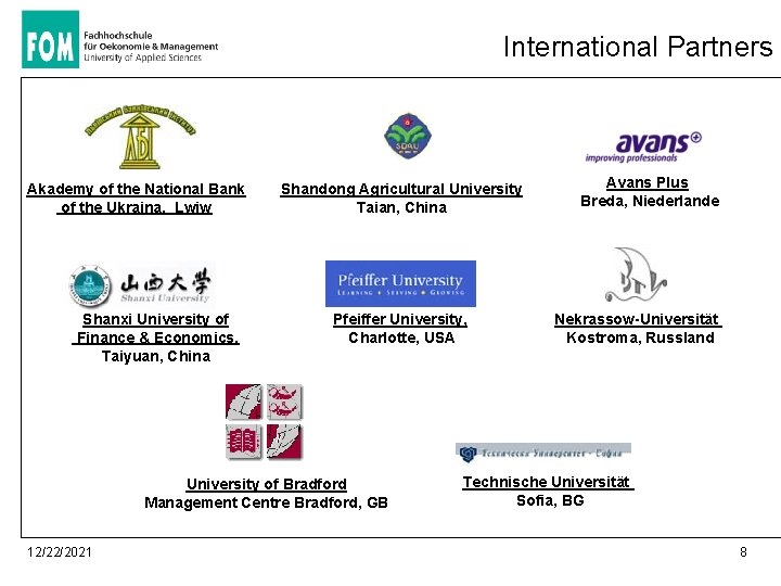 International Partners Akademy of the National Bank of the Ukraina, Lwiw Shanxi University of