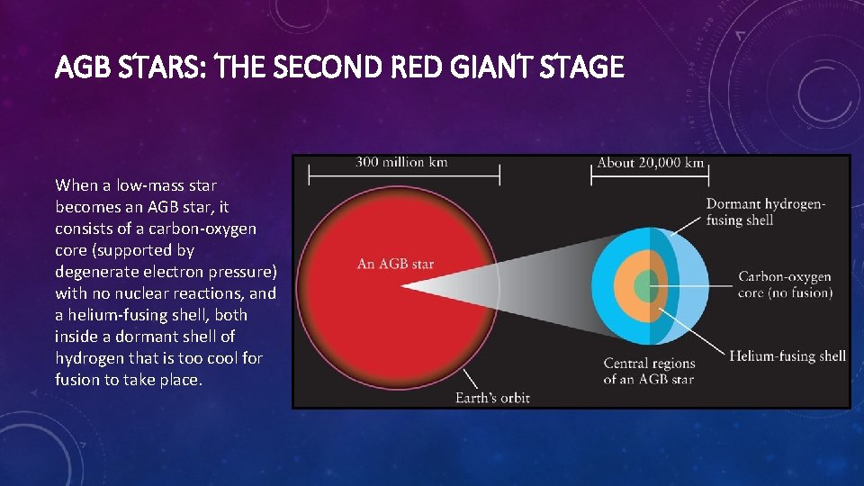 AGB STARS: THE SECOND RED GIANT STAGE When a low-mass star becomes an AGB