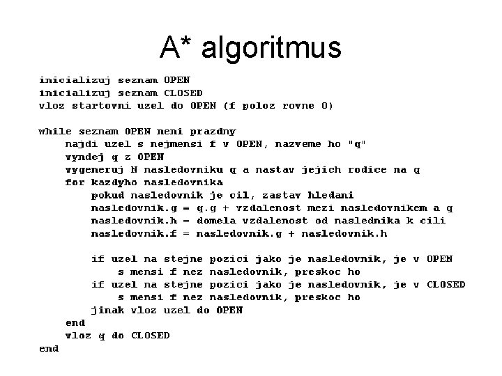 A* algoritmus 