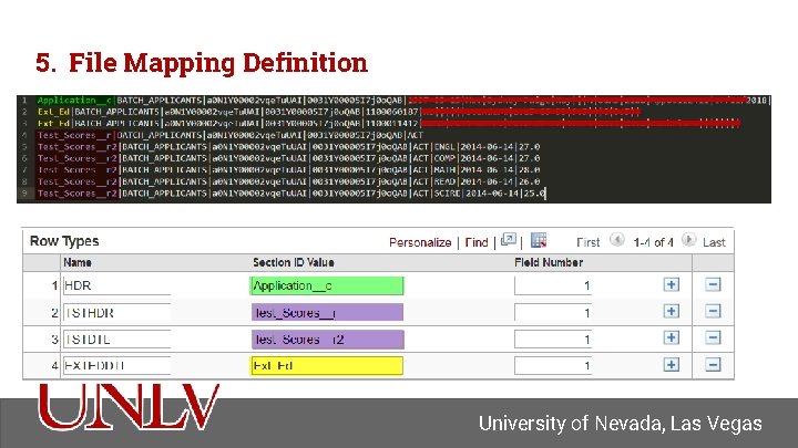 5. File Mapping Definition University of Nevada, Las Vegas 