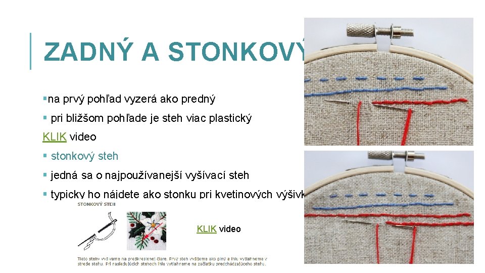 ZADNÝ A STONKOVÝ STEH §na prvý pohľad vyzerá ako predný § pri bližšom pohľade