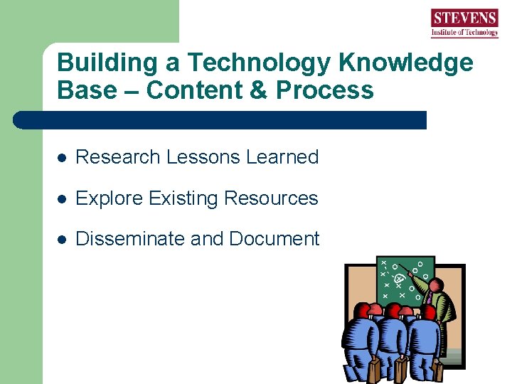 Building a Technology Knowledge Base – Content & Process l Research Lessons Learned l Building a Technology Knowledge Base – Content & Process l Research Lessons Learned l