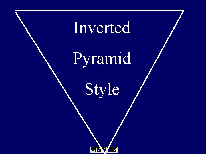 Inverted Pyramid Style 