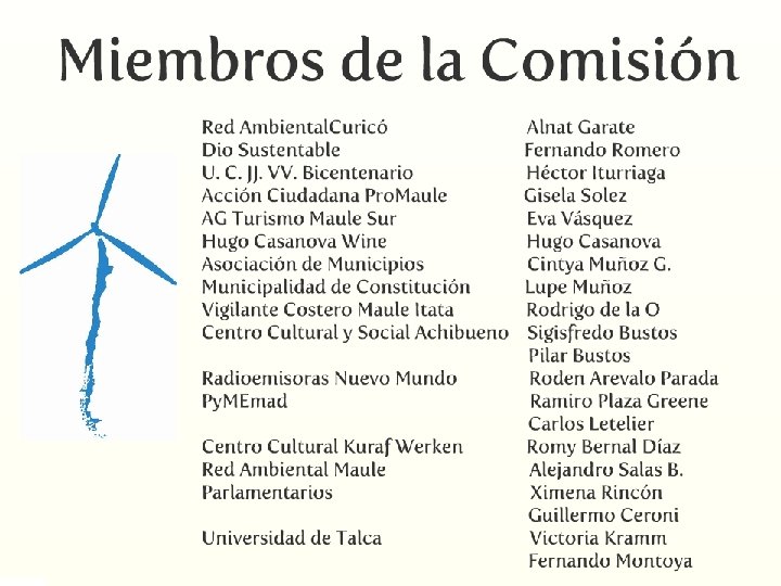 Seminario : “desde el Maule: Propuestas para una matriz energética sustentable”. TRM / 13