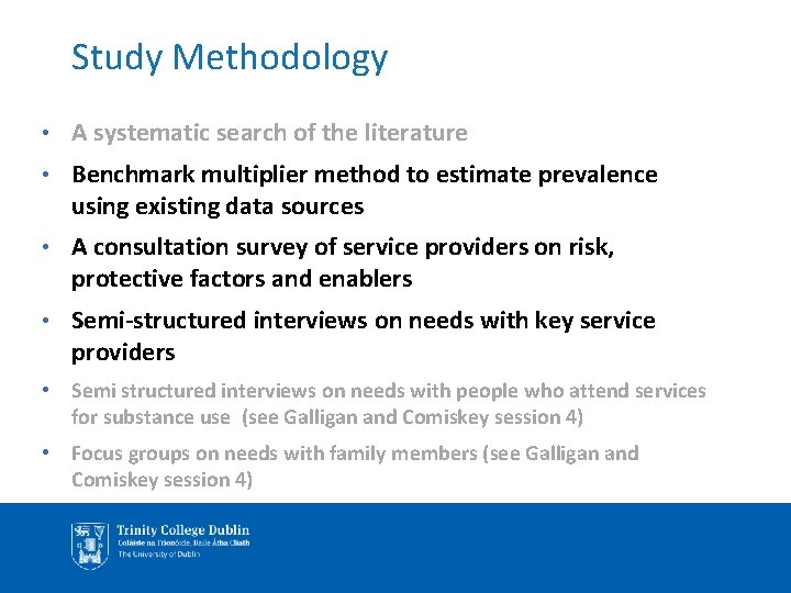 Study Methodology • A systematic search of the literature • Benchmark multiplier method to Study Methodology • A systematic search of the literature • Benchmark multiplier method to