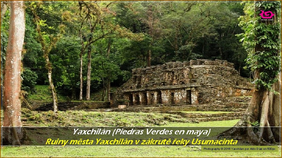Yaxchilán (Piedras Verdes en maya) Ruiny města Yaxchilán v zákrutě řeky Usumacinta Photography ©