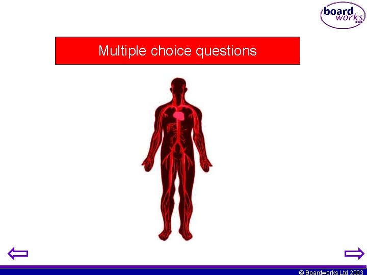 Multiple choice questions © Boardworks Ltd 2003 