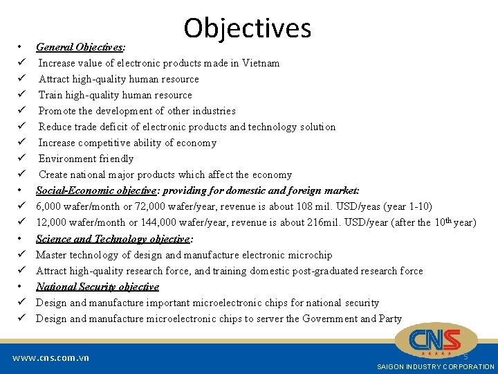  • ü ü ü ü • ü ü Objectives General Objectives: Increase value