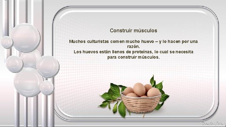 Construir músculos Muchos culturistas comen mucho huevo – y lo hacen por una razón.