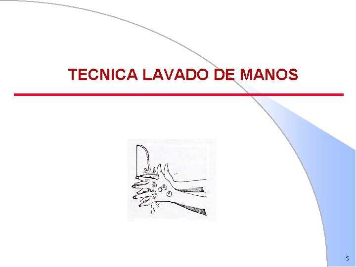 TECNICA LAVADO DE MANOS 5 