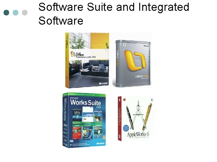 Software Suite and Integrated Software 