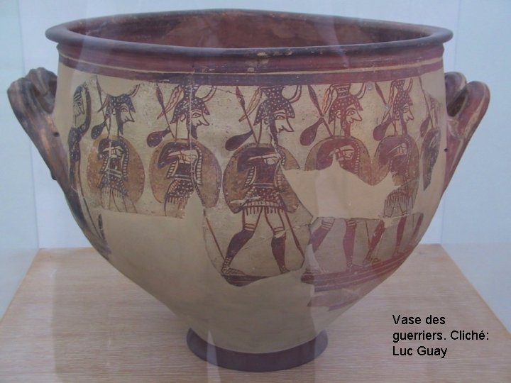 Vase des guerriers. Cliché: Luc Guay 