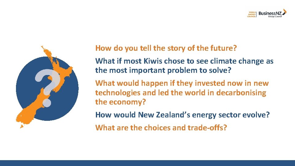 How do you tell the story of the future? What if most Kiwis chose