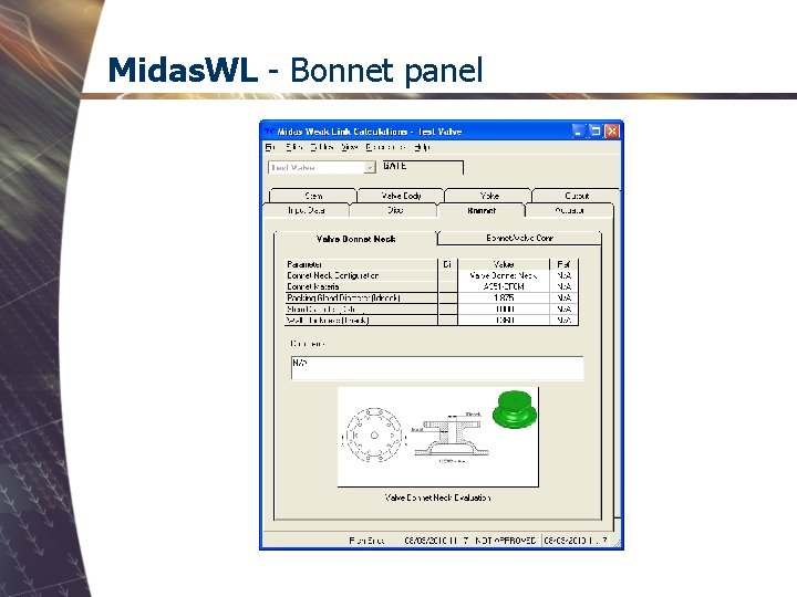 Midas. WL - Bonnet panel 