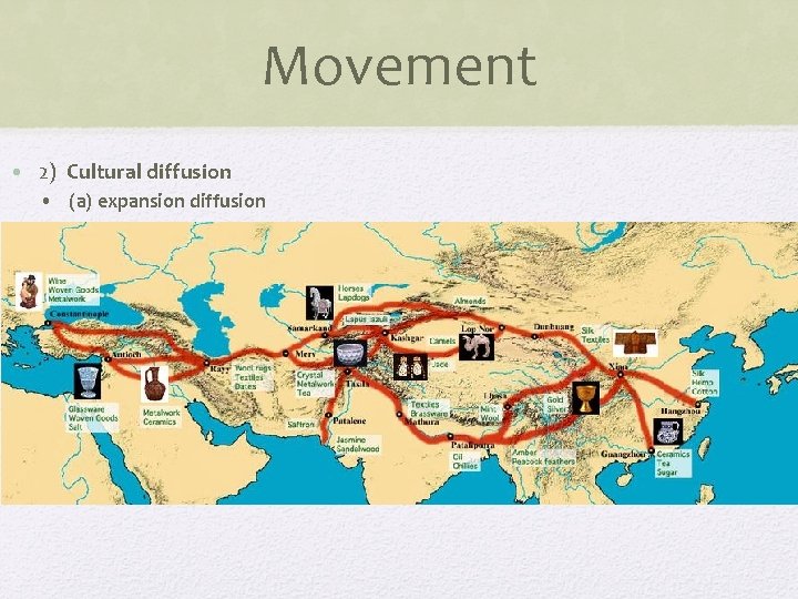 Movement • 2) Cultural diffusion • (a) expansion diffusion 