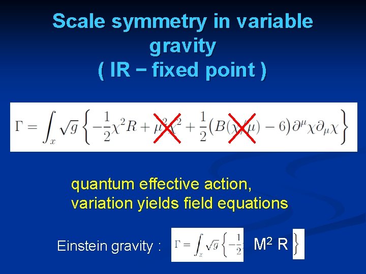Scale symmetry in variable gravity ( IR – fixed point ) quantum effective action, Scale symmetry in variable gravity ( IR – fixed point ) quantum effective action,