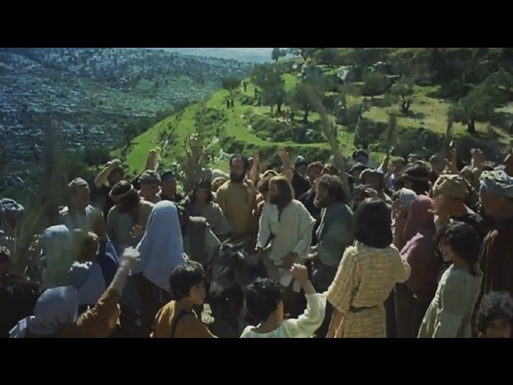 Hosanna Jesus triumphal entry in Jerusalem John 12