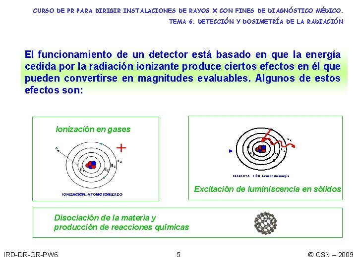 CURSO DE PR PARA DIRIGIR INSTALACIONES DE RAYOS X CON FINES DE DIAGNÓSTICO MÉDICO.