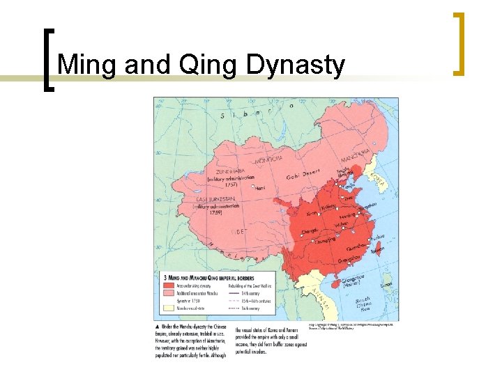 Ming and Qing Dynasty 
