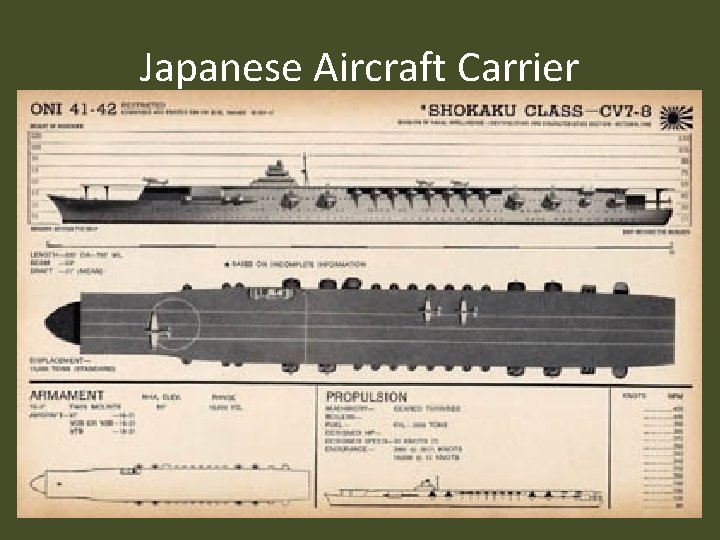 Japanese Aircraft Carrier 