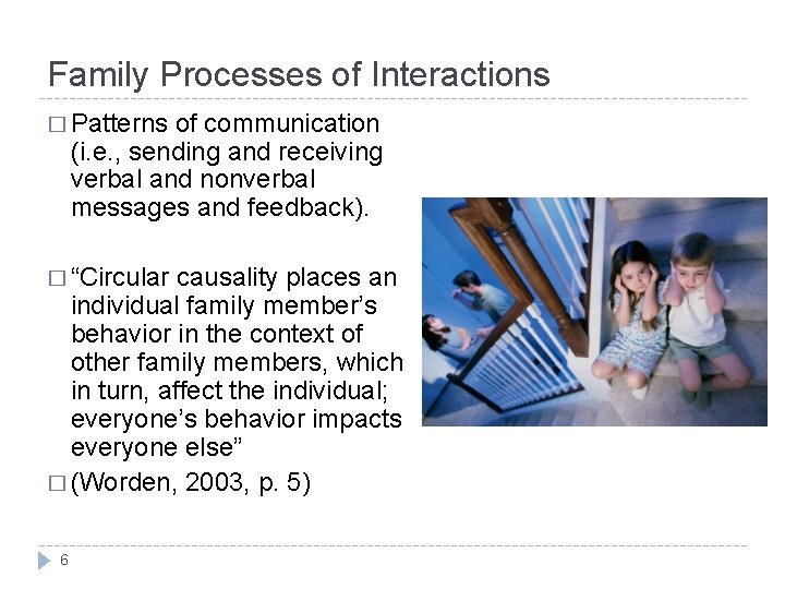 Family Systems SOWK 4006 Week 5 1 Agenda