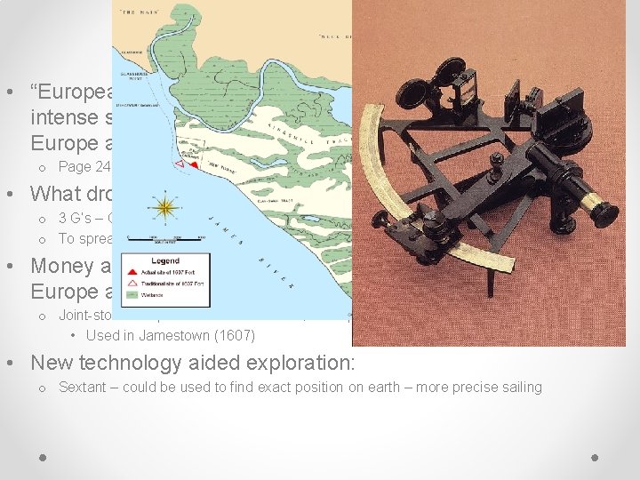 Key Concept 1. 2, II • “European expansion into the Western Hemisphere caused intense