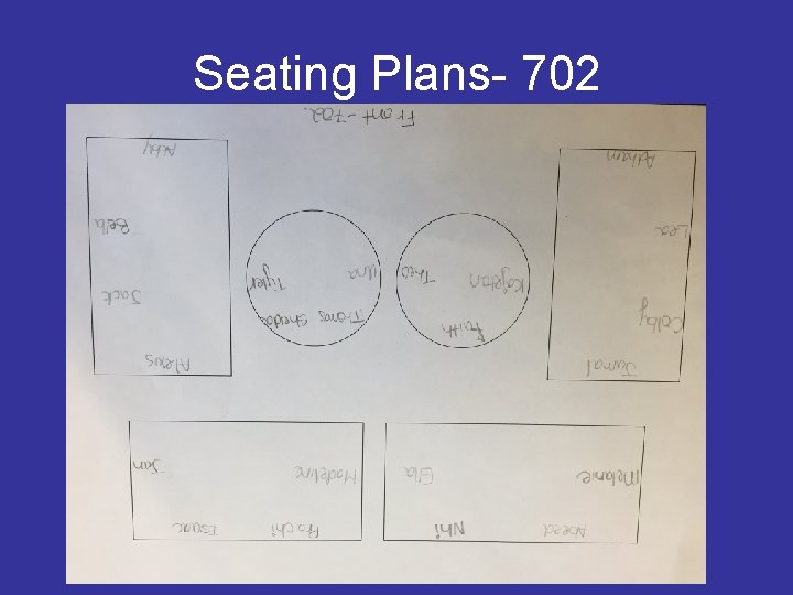 Seating Plans- 702 