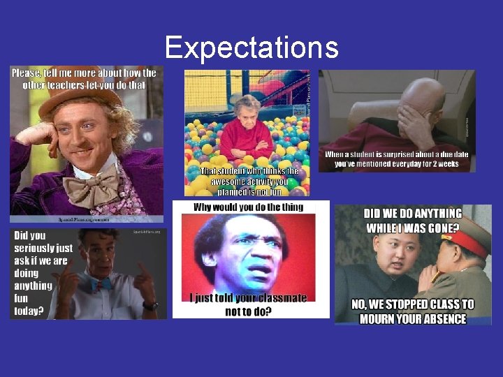 Expectations 