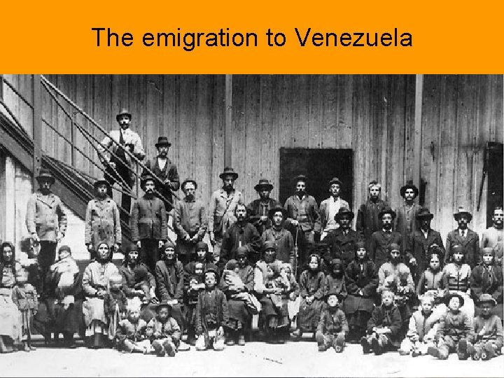 The emigration to Venezuela 