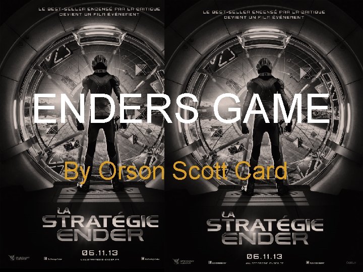 ENDERS GAME By Orson Scott Card 