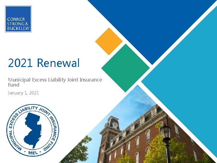 2021 Renewal Municipal Excess Liability Joint Insurance Fund January 1, 2021 