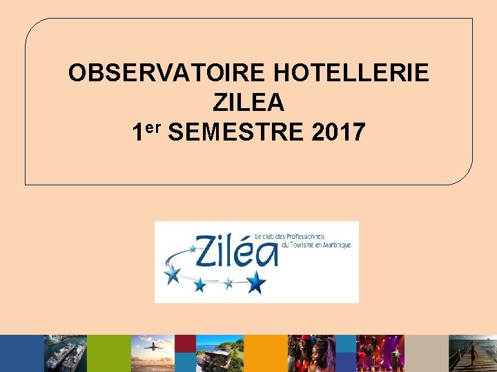 OBSERVATOIRE HOTELLERIE ZILEA 1 er SEMESTRE 2017 